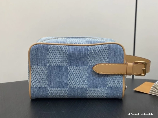 Official oldcobbler VUITTON LOUIS LOCKER KIT DOPP bag-23*13*12CM 0731